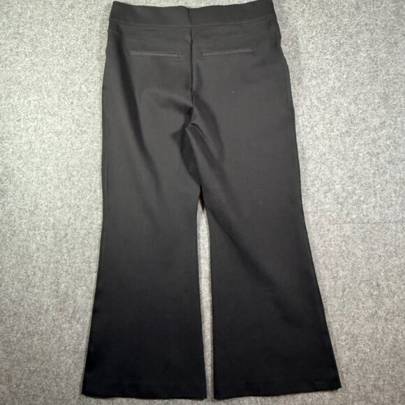 Spanx Womens Perfect Pant Size 3X Petite Hi-Rise Flare Ponte Knit Black NWT Work - Picture 5 of 16
